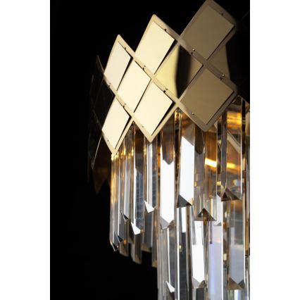 Висящ полилей CARISMA 9xE14/40W/230V златист