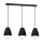 Висящ полилей CARYON 3xE14/60W/230V черен