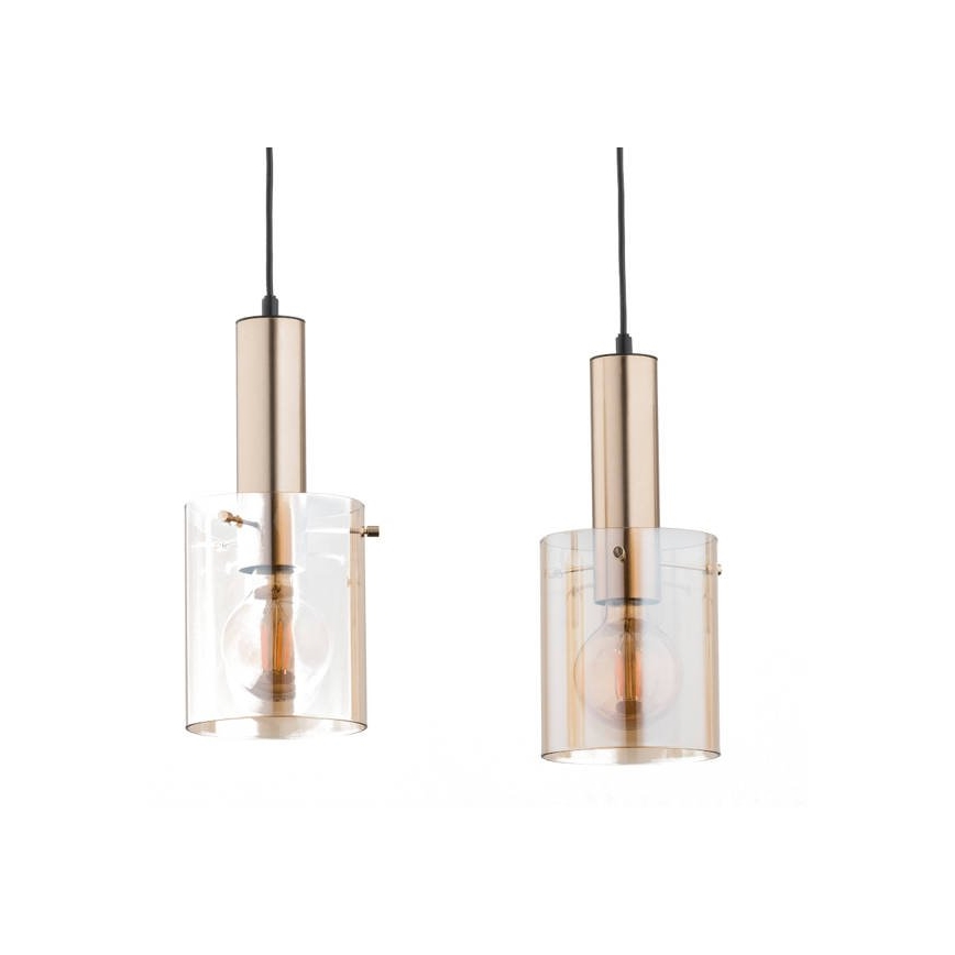 Висящ полилей CELIA 3xE27/60W/230V златист