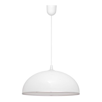 Висящ полилей CIRCLE 1xE27/15W/230V бял