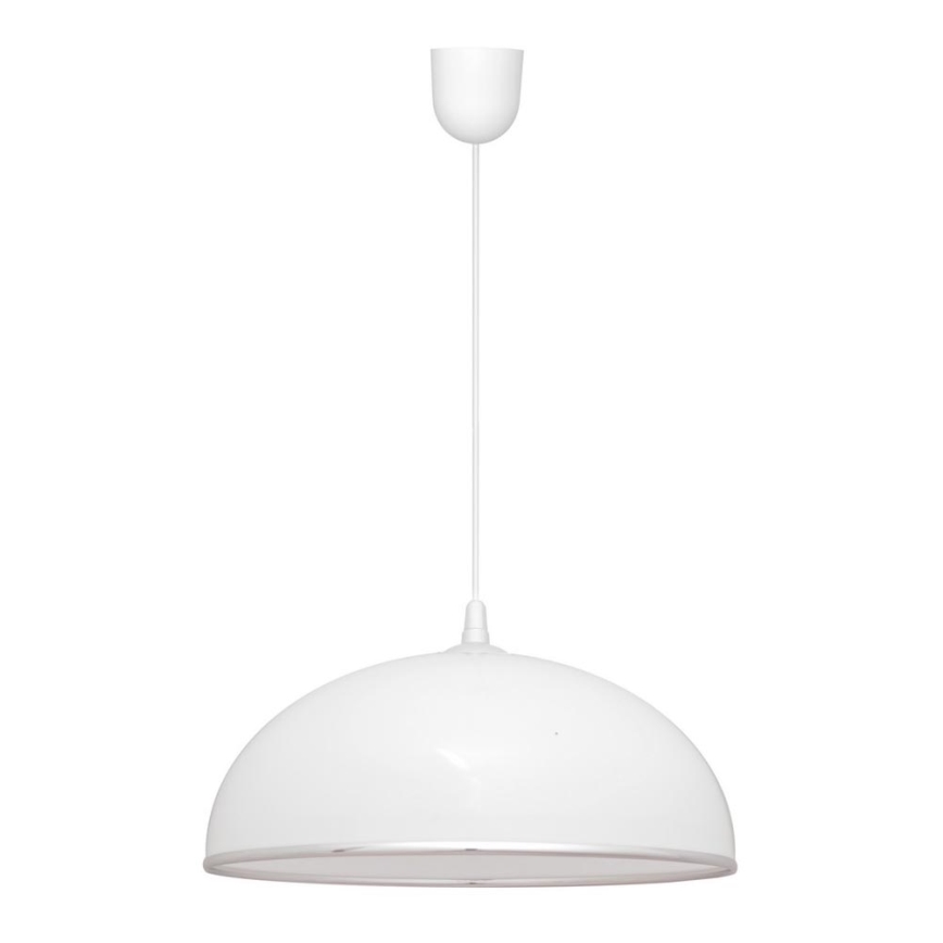 Висящ полилей CIRCLE 1xE27/15W/230V бял