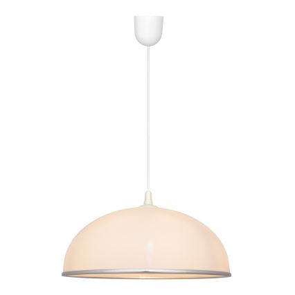 Висящ полилей CIRCLE 1xE27/15W/230V бял