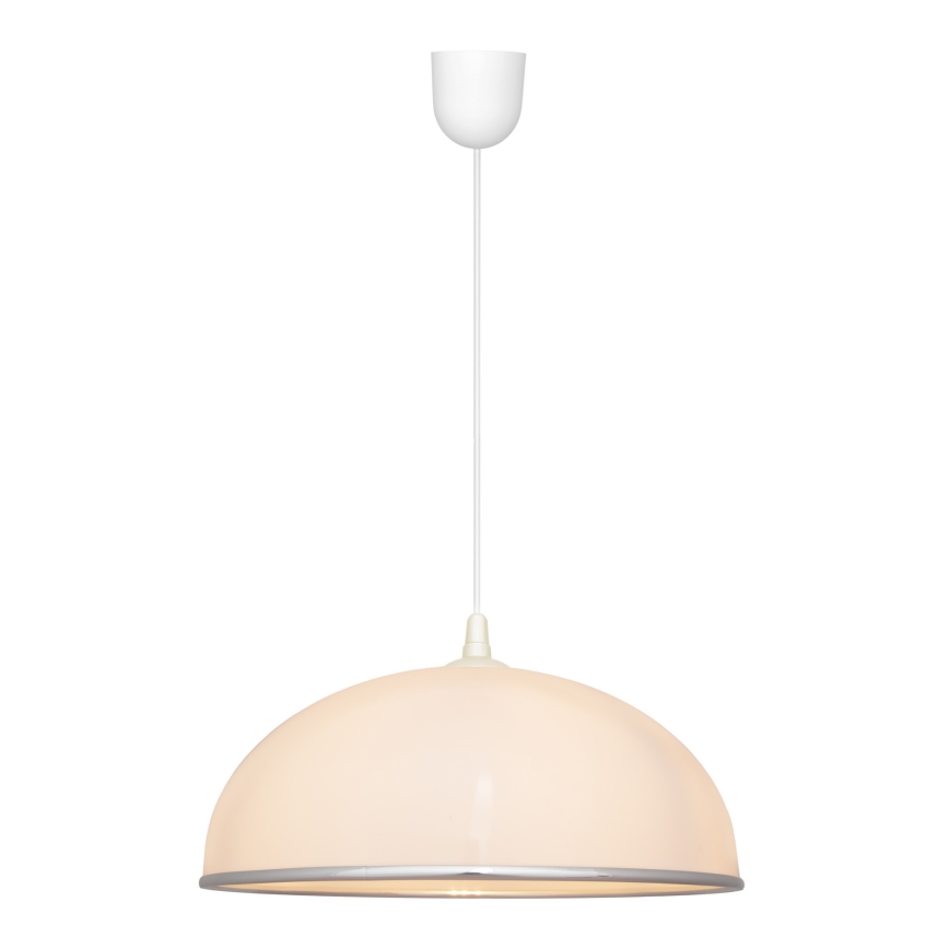 Висящ полилей CIRCLE 1xE27/15W/230V бял