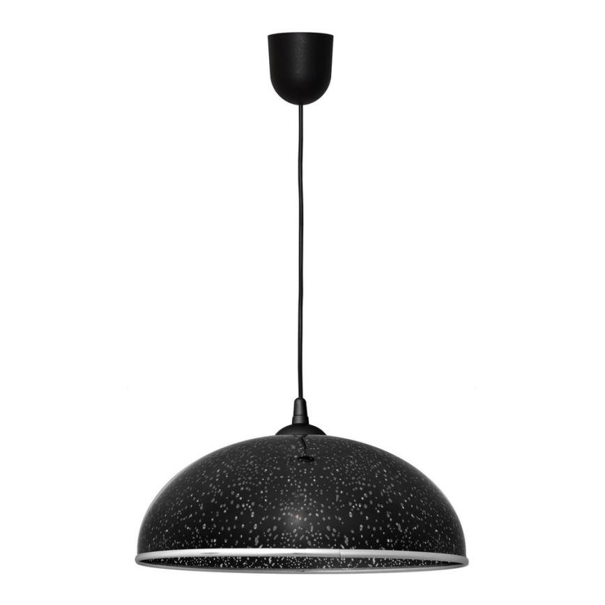 Висящ полилей CIRCLE 1xE27/15W/230V черен