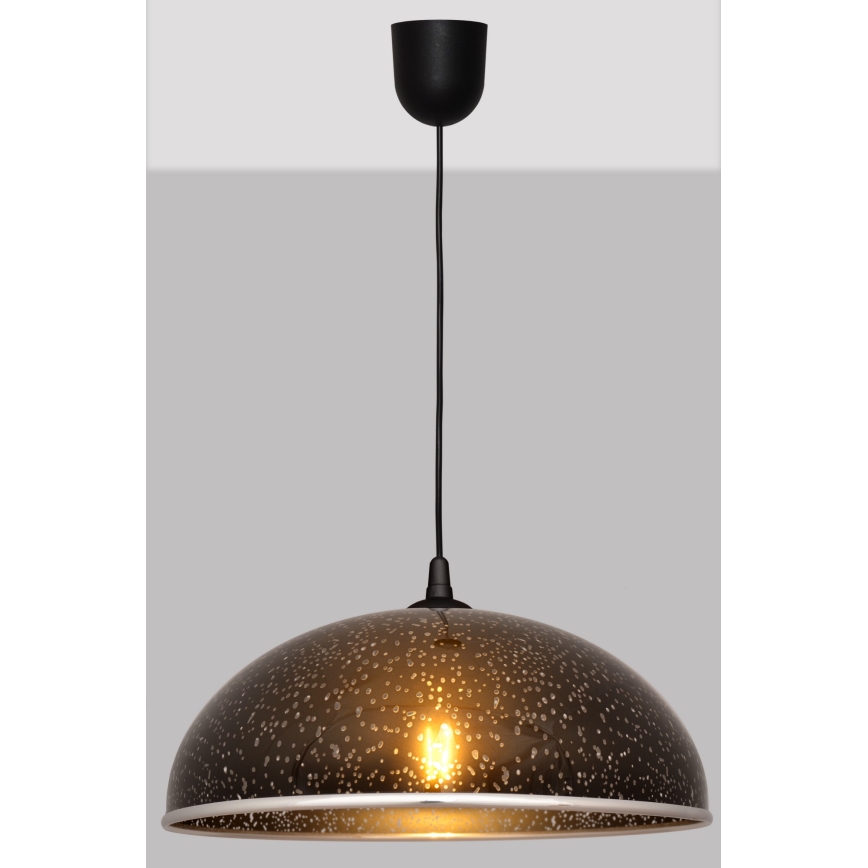 Висящ полилей CIRCLE 1xE27/15W/230V черен