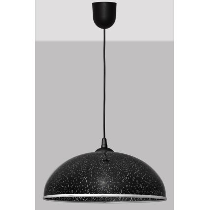 Висящ полилей CIRCLE 1xE27/15W/230V черен