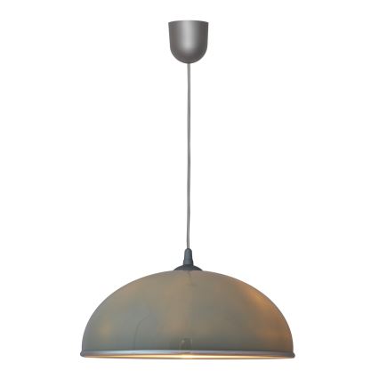 Висящ полилей CIRCLE 1xE27/15W/230V сив