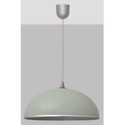 Висящ полилей CIRCLE 1xE27/15W/230V сив