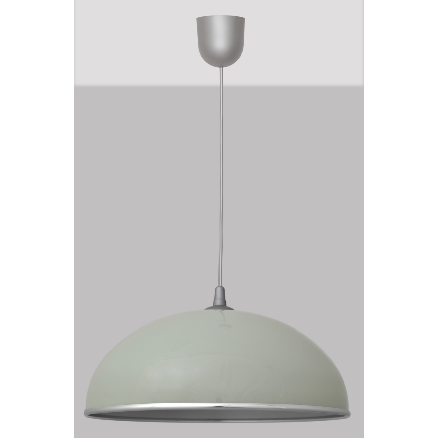 Висящ полилей CIRCLE 1xE27/15W/230V сив