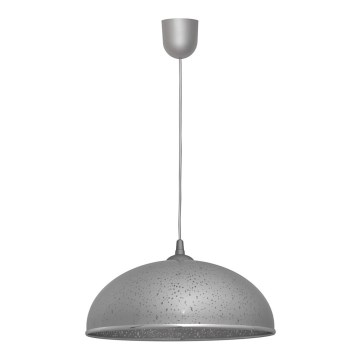 Висящ полилей CIRCLE 1xE27/15W/230V сив