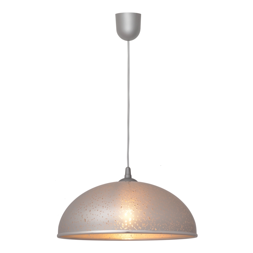 Висящ полилей CIRCLE 1xE27/15W/230V сив
