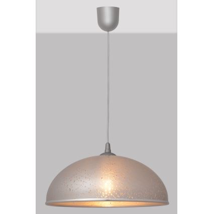 Висящ полилей CIRCLE 1xE27/15W/230V сив
