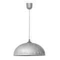 Висящ полилей CIRCLE 1xE27/15W/230V сив
