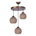 Висящ полилей CRAYON 3xE27/60W/230V бежов