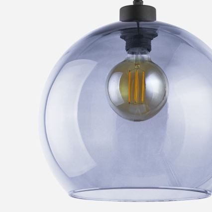 Висящ полилей CUBUS 1xE27/60W/230V син