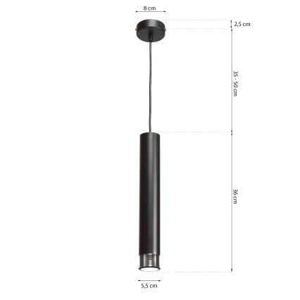 Висящ полилей DANI 1xGU10/8W/230V