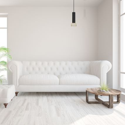 Висящ полилей DANTE 1xGU10/25W/230V черен/златист