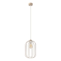 Висящ полилей DESTELLO на кабел 1xE27/15W/230V Ø 21 cm бежов