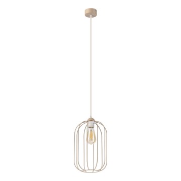 Висящ полилей DESTELLO на кабел 1xE27/15W/230V Ø 21 cm бежов