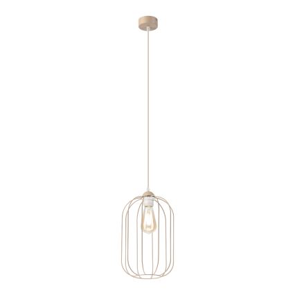 Висящ полилей DESTELLO на кабел 1xE27/15W/230V Ø 21 cm бежов