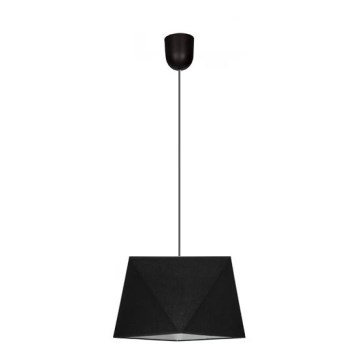 Висящ полилей DIAMENT 1xE27/60W/230V черен