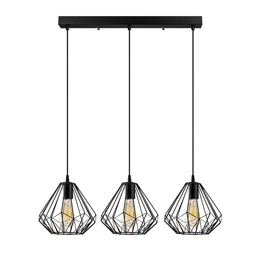 Висящ полилей DIAMOND 3xE27/100W/230V