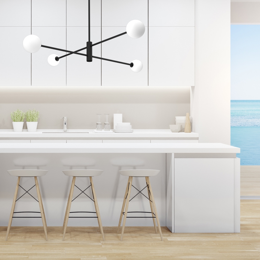 Висящ полилей DORI 4xG9/25W/230V черен