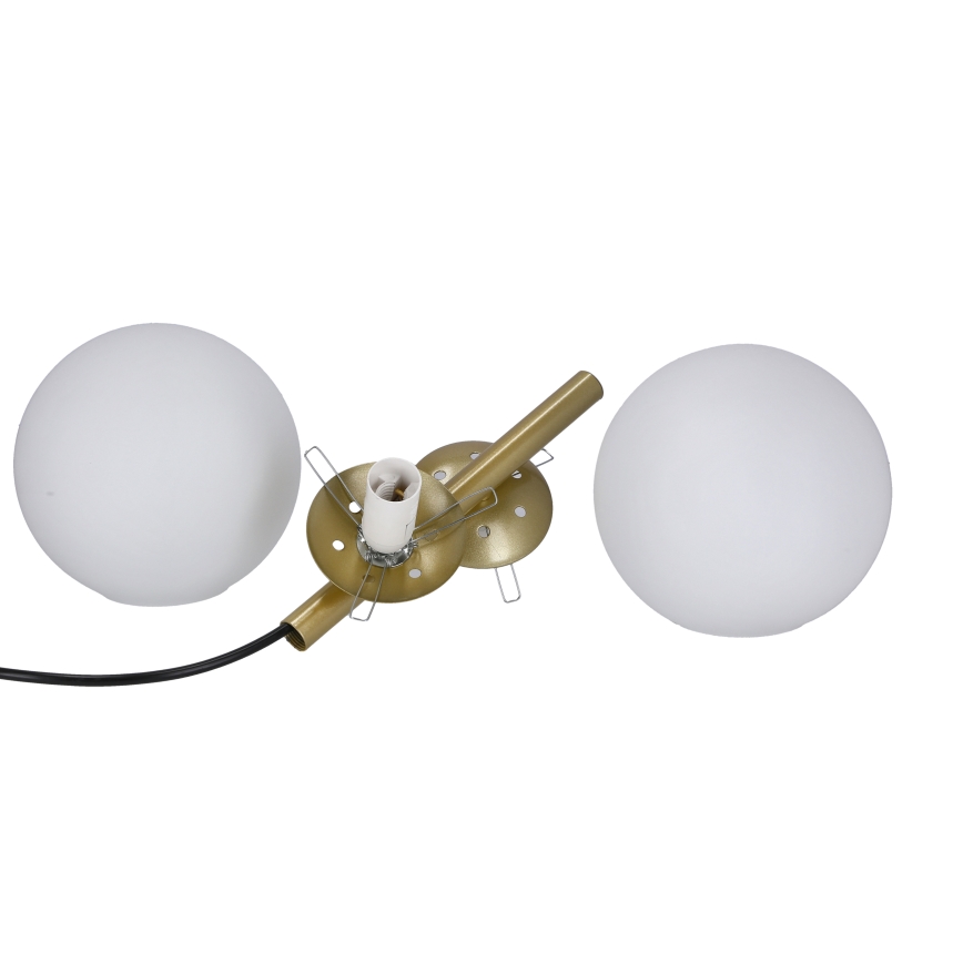 Висящ полилей DUO 2xE14/40W/230V златист/черен