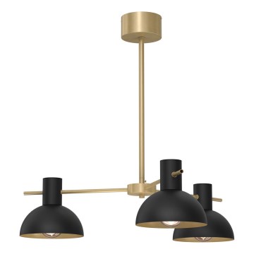 Висящ полилей ESTATE MINI 3xE27/15W/230V черен