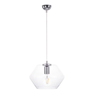 Висящ полилей EVEL 1xE27/60W/230V лъскав хром