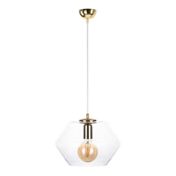 Висящ полилей EVEL 1xE27/60W/230V златист