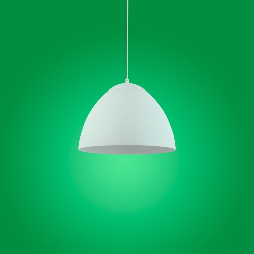 Висящ полилей FARO 1xE27/60W/230V бял
