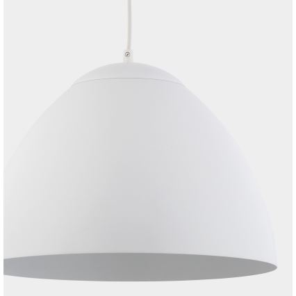 Висящ полилей FARO 1xE27/60W/230V бял