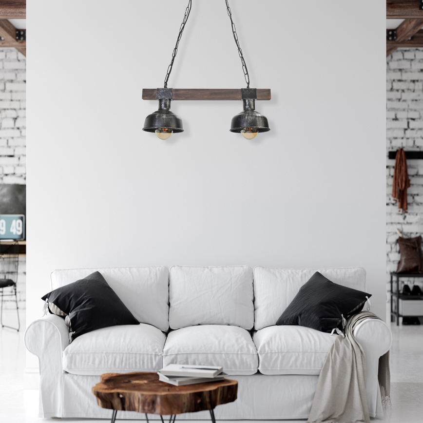 Висящ полилей FARO 2xE27/60W/230V