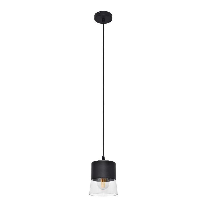 Висящ полилей FERGIE 1xE27/15W/230V черен