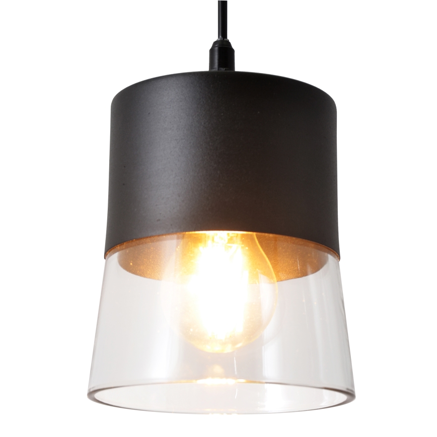 Висящ полилей FERGIE 1xE27/15W/230V черен