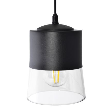 Висящ полилей FERGIE 1xE27/15W/230V черен