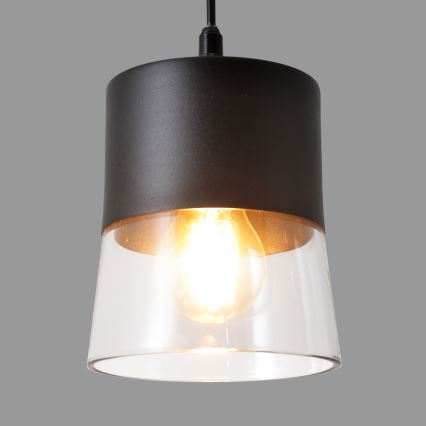 Висящ полилей FERGIE 1xE27/15W/230V черен