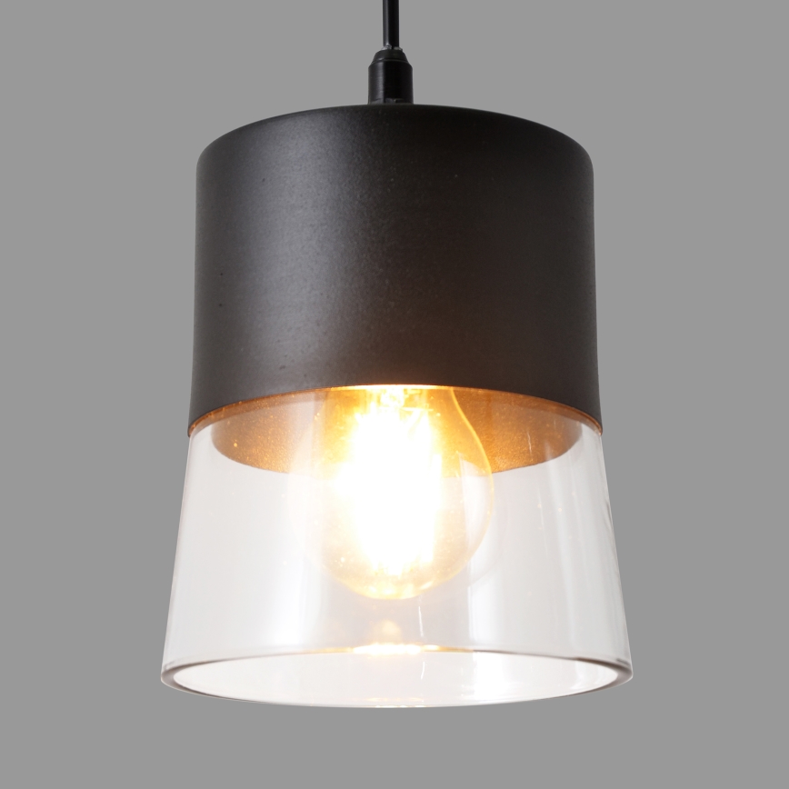Висящ полилей FERGIE 1xE27/15W/230V черен