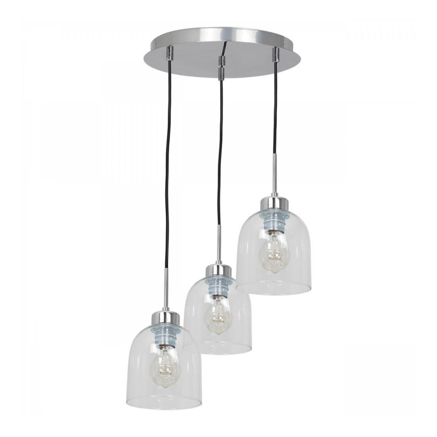 Висящ полилей FILL 3xE27/60W/230V кръгъл