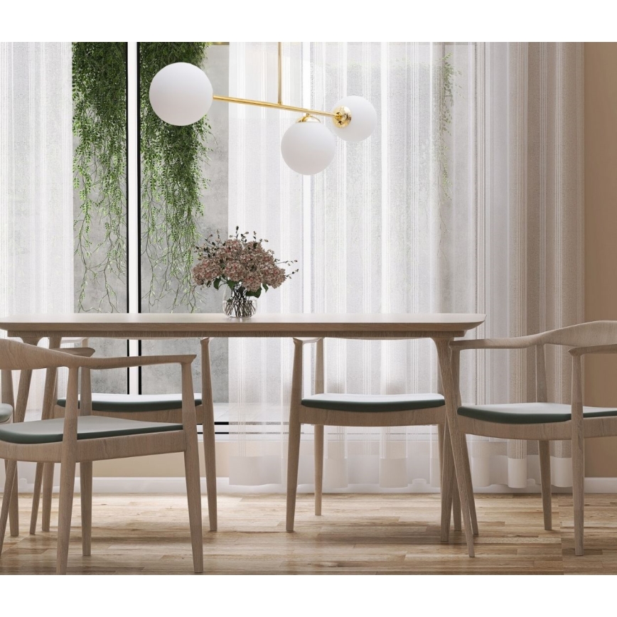 Висящ полилей FIRA 3xE27/60W/230V златист