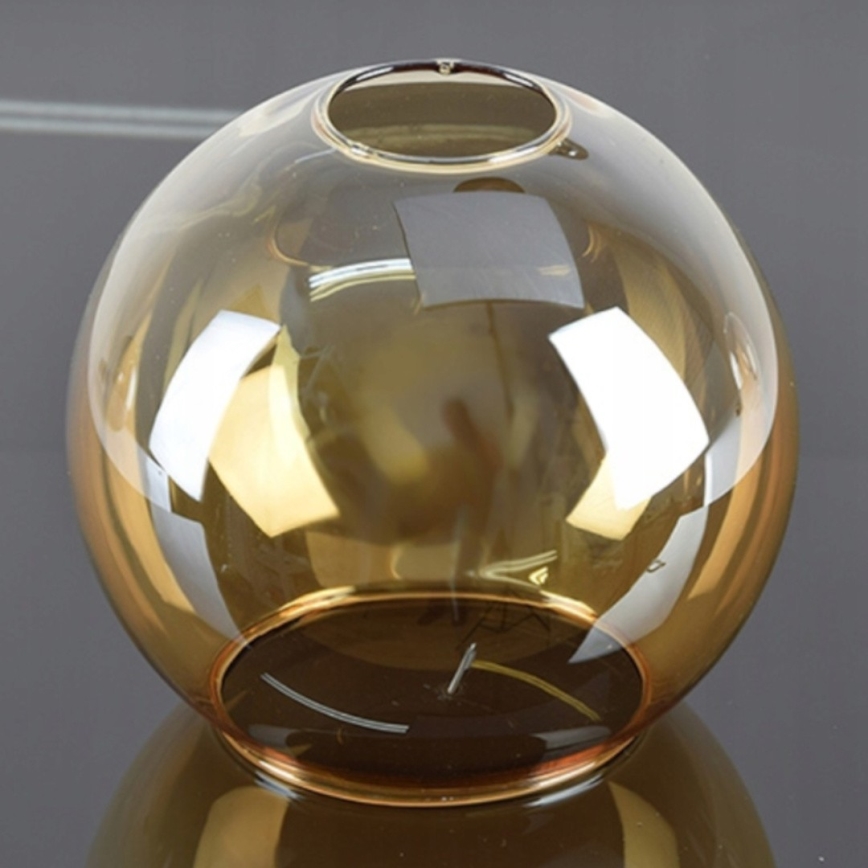 Висящ полилей FLEX 3xE27/60W/230V черен/опушен черен/опушен бежов/прозрачен