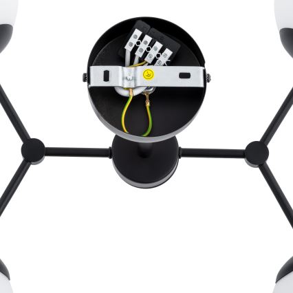 Висящ полилей FOTON 4xE14/10W/230V черен