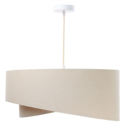 Висящ полилей GALAXY 1xE27/60W/230V бежов