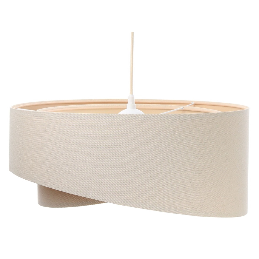 Висящ полилей GALAXY 1xE27/60W/230V бежов