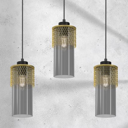 Висящ полилей GLAM 3xE27/60W/230V