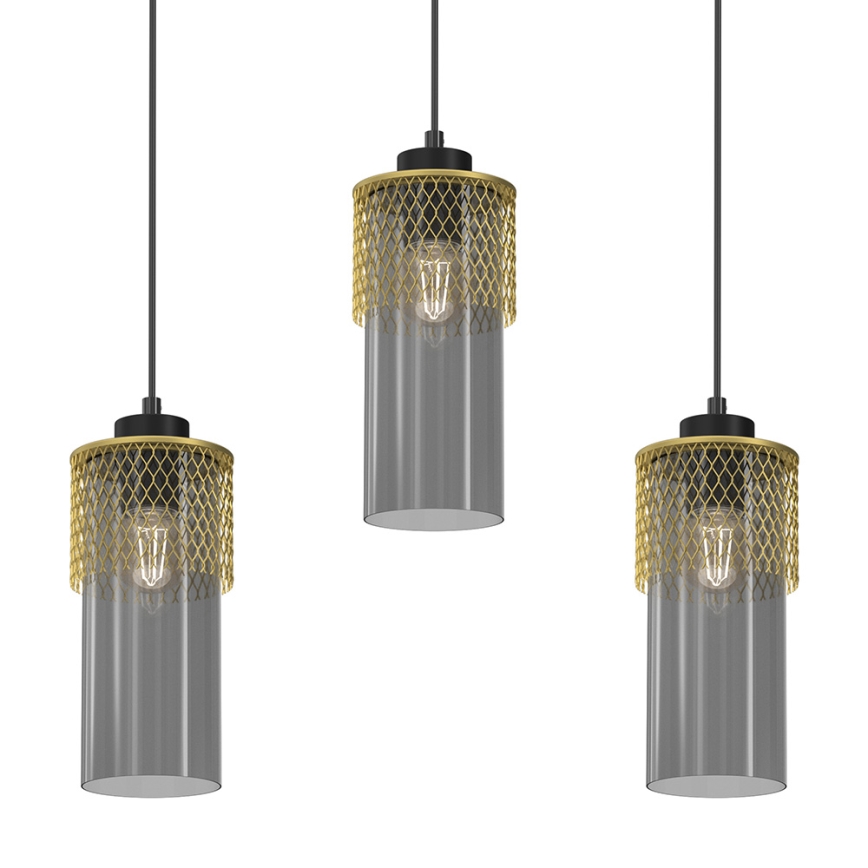 Висящ полилей GLAM 3xE27/60W/230V
