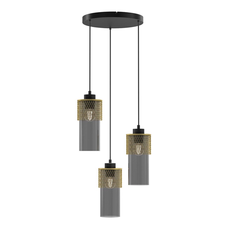 Висящ полилей GLAM 3xE27/60W/230V
