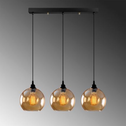 Висящ полилей GOLD 3xE27/40W/230V
