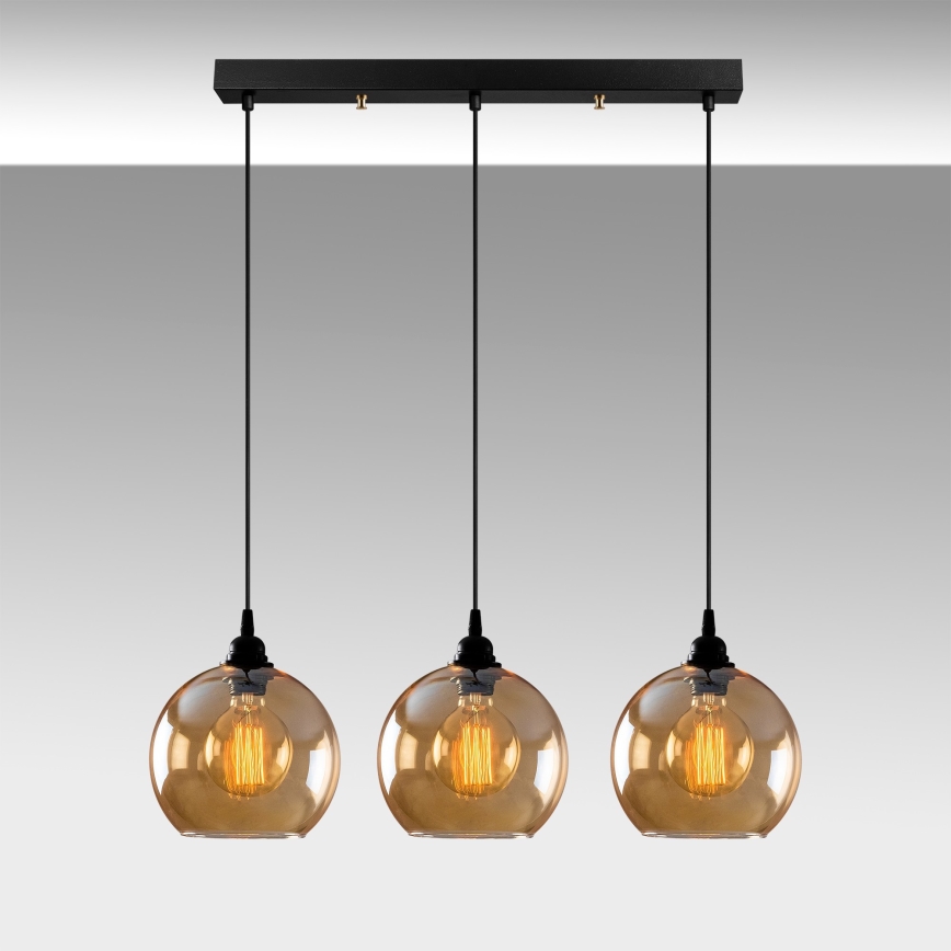 Висящ полилей GOLD 3xE27/40W/230V